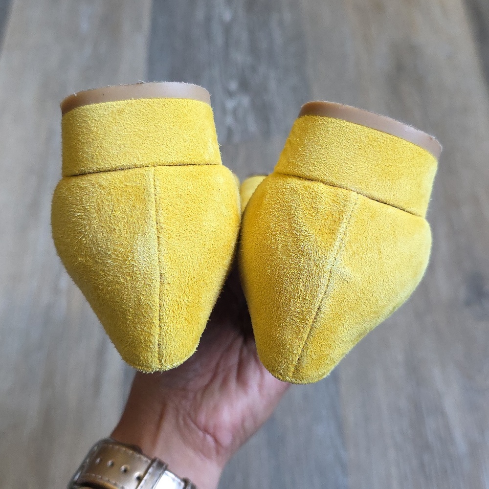 ANN MASHBURN Suede Square-Toe Flats - Picture 7 of 16